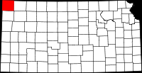200ph-kort over Kansas, der fremhæver Cheyenne County svg.bmp