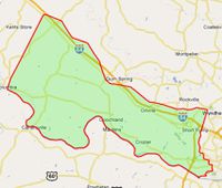 Map Of Goochland County Va Goochland County, Virginia Genealogy   FamilySearch Wiki