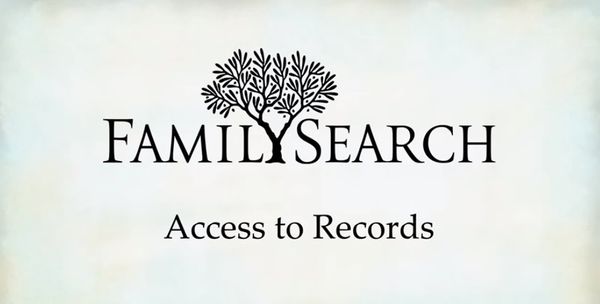 Restrictions for Viewing Images in FamilySearch Historical Record ...