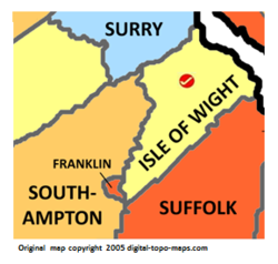 isle of wight virginia map Isle Of Wight County Virginia Genealogy Genealogy Familysearch Wiki isle of wight virginia map
