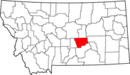 Map of Montana highlighting Musselshell County.png