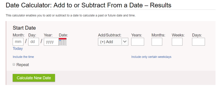Date Calculator Genealogy Familysearch Wiki