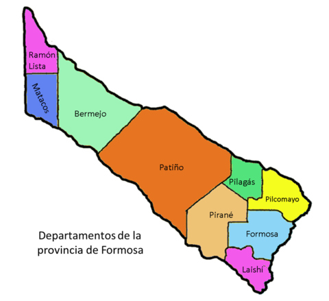 Plantilla:Formosa Provincia Mapa - FamilySearch Wiki