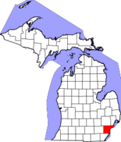 Michigan, Wayne County Locator Map.png