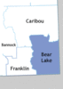 Bear Lake County map