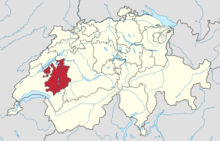 CH Locator Map Switzerland Fribourg.png
