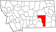 Map of Montana highlighting Rosebud County.png